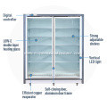 Supermarket freezer fridge 2 glass door freezer